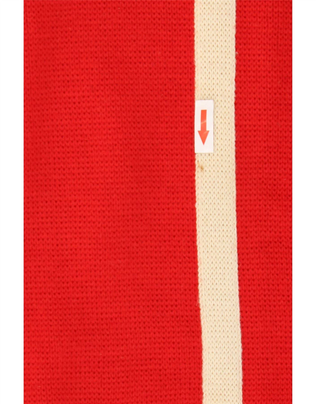 Life Line Pull col rond homme en laine color block rouge moyen