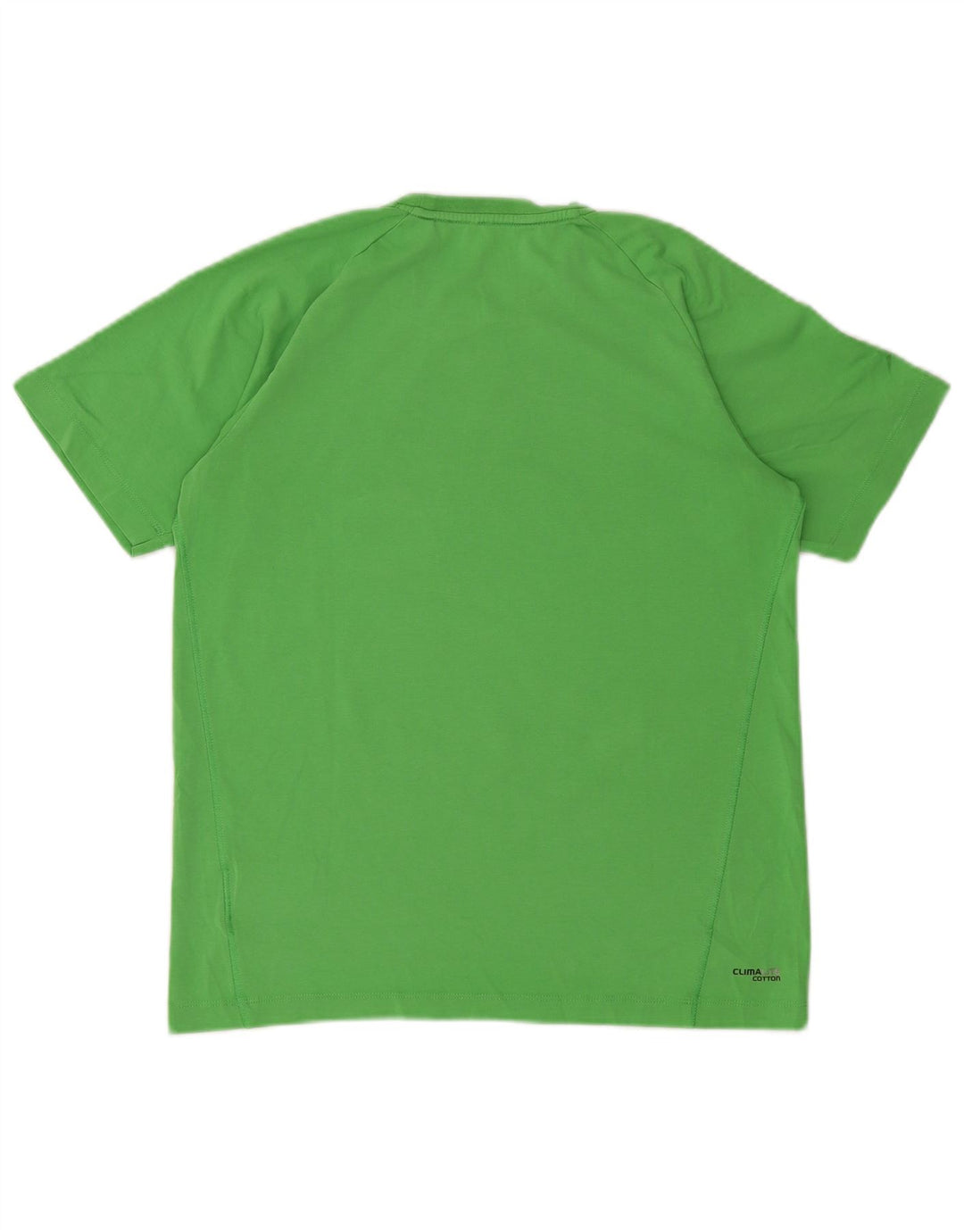 ADIDAS Garçon Climalite Graphic T-Shirt Top 15-16 ans Vert Coton