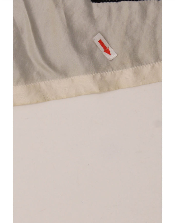 ICEBERG Chemisier graphique pour femme UK 8 Small Off White Colourblock