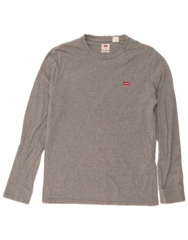 Levi's Haut Coupe Standard à Manches Longues Homme Gris Chiné Coton