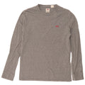 Levi's Haut Coupe Standard à Manches Longues Homme Gris Chiné Coton