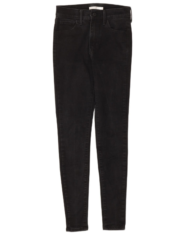 LEVI'S Jean 720 taille haute super skinny femme W25 L30 coton noir