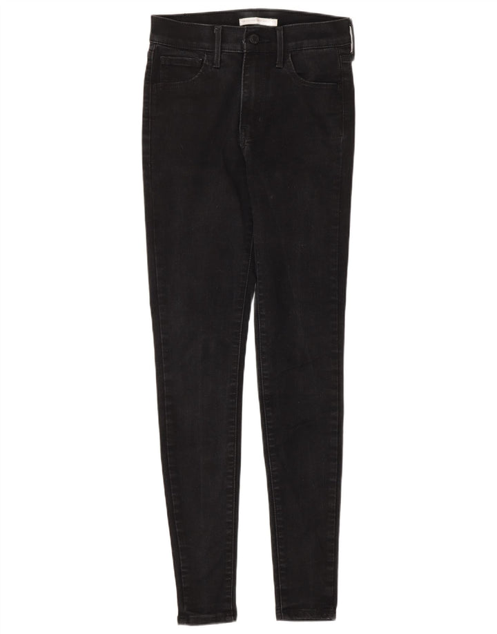 LEVI'S Jean 720 taille haute super skinny femme W25 L30 coton noir