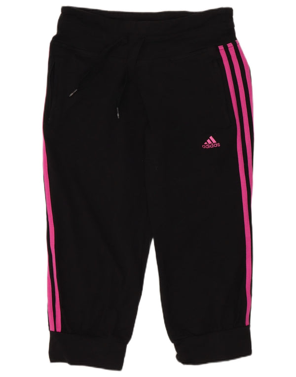 Adidas Bermuda de sport pour femme UK 8 Small Noir Coton Sports