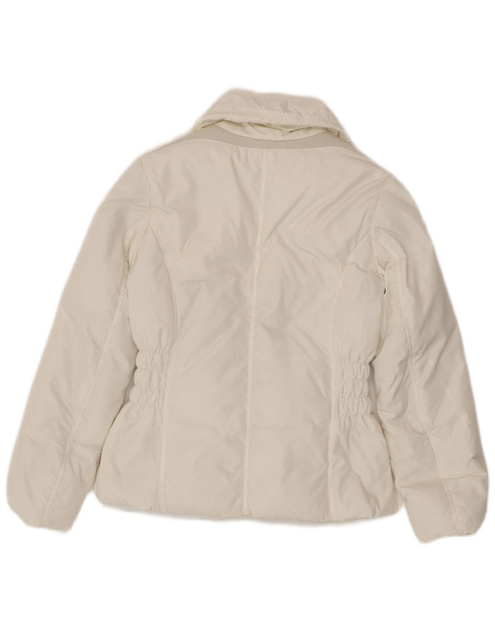 Geox Veste matelassée surdimensionnée Respira pour femme UK 6 XS Blanc Polyester