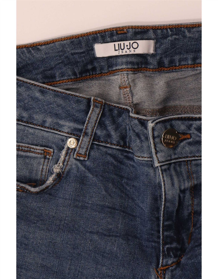 Liu Jo Femme Jean Évasé W28 L35 Bleu