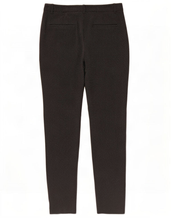 Pantalon de costume slim pour femme Zara EU 34 2XS W24 L25 Polyester à pois noir