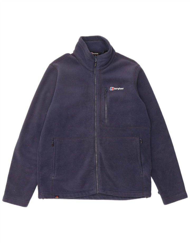 Berghaus Veste polaire doublée pour homme UK 40 Large Bleu marine Polyester