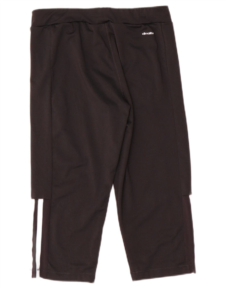 Adidas Pantalon de Survêtement Climalite Capri Garçon 13-14 Ans Noir Polyester