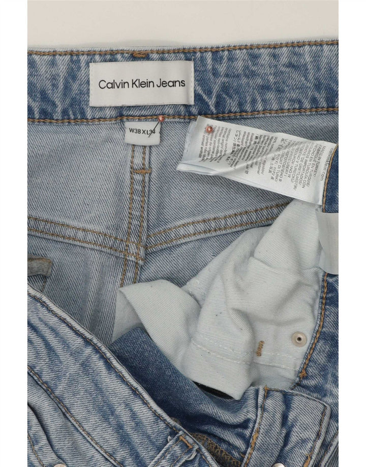 Calvin Klein Jean Slim Homme W38 L32 Bleu Coton