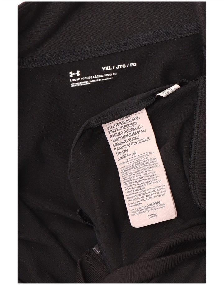 Under Armour Veste de Survêtement Garçon 13-14 ans XL Noir Polyester