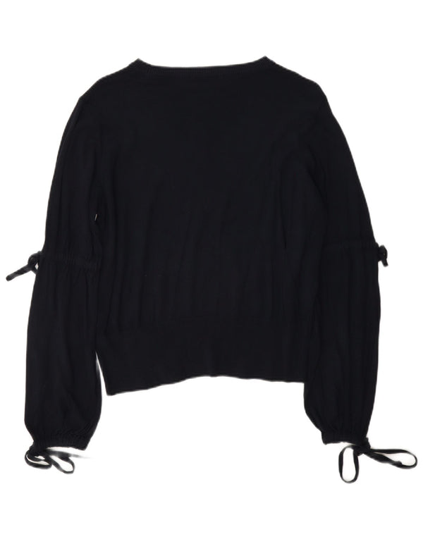 Marks & Spencer Pull col bateau pour femme UK 14 Large Bleu marine