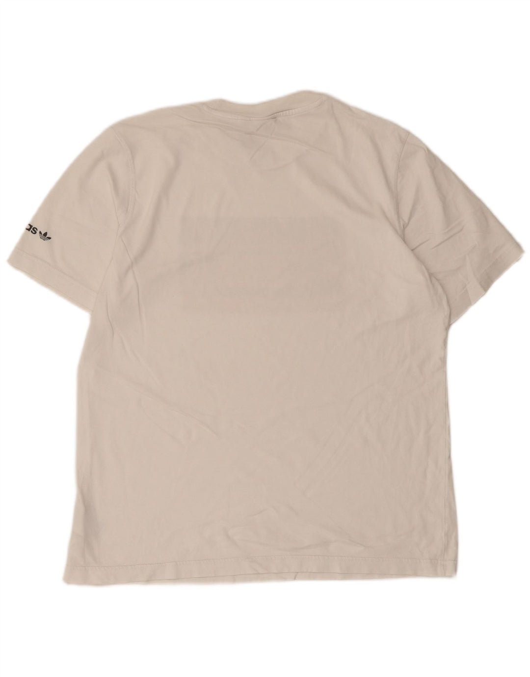 Adidas T-shirt graphique pour homme en coton blanc moyen