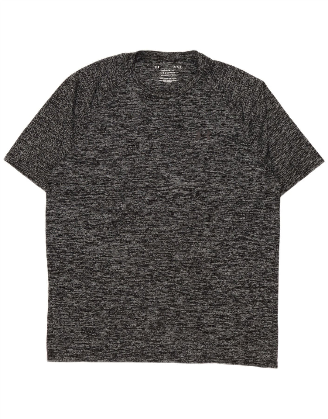 UNDER ARMOUR T-Shirt Homme Haut Large Gris Moucheté