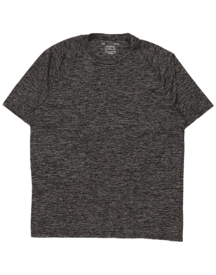 UNDER ARMOUR T-Shirt Homme Haut Large Gris Moucheté