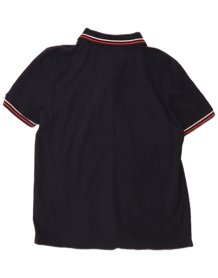 Lotto Polo Homme Bleu Marine Moyen Coton