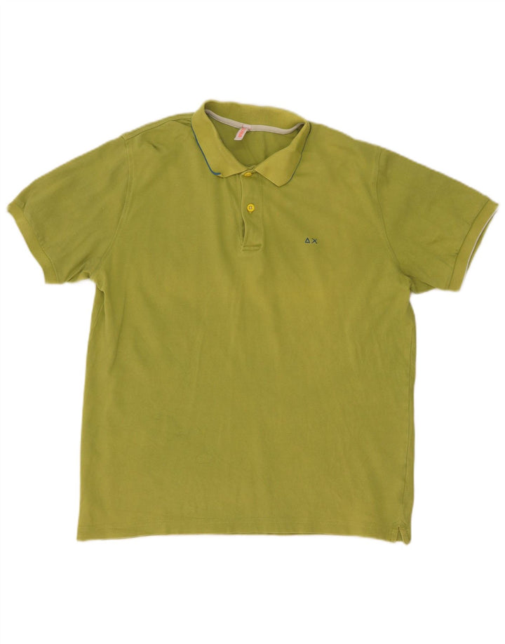 Sun68 Polo Homme Grand Vert Coton