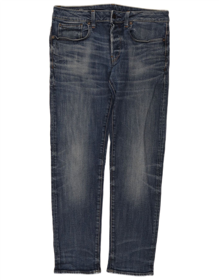 G-Star Jean Slim Femme W30 L27 Bleu Coton