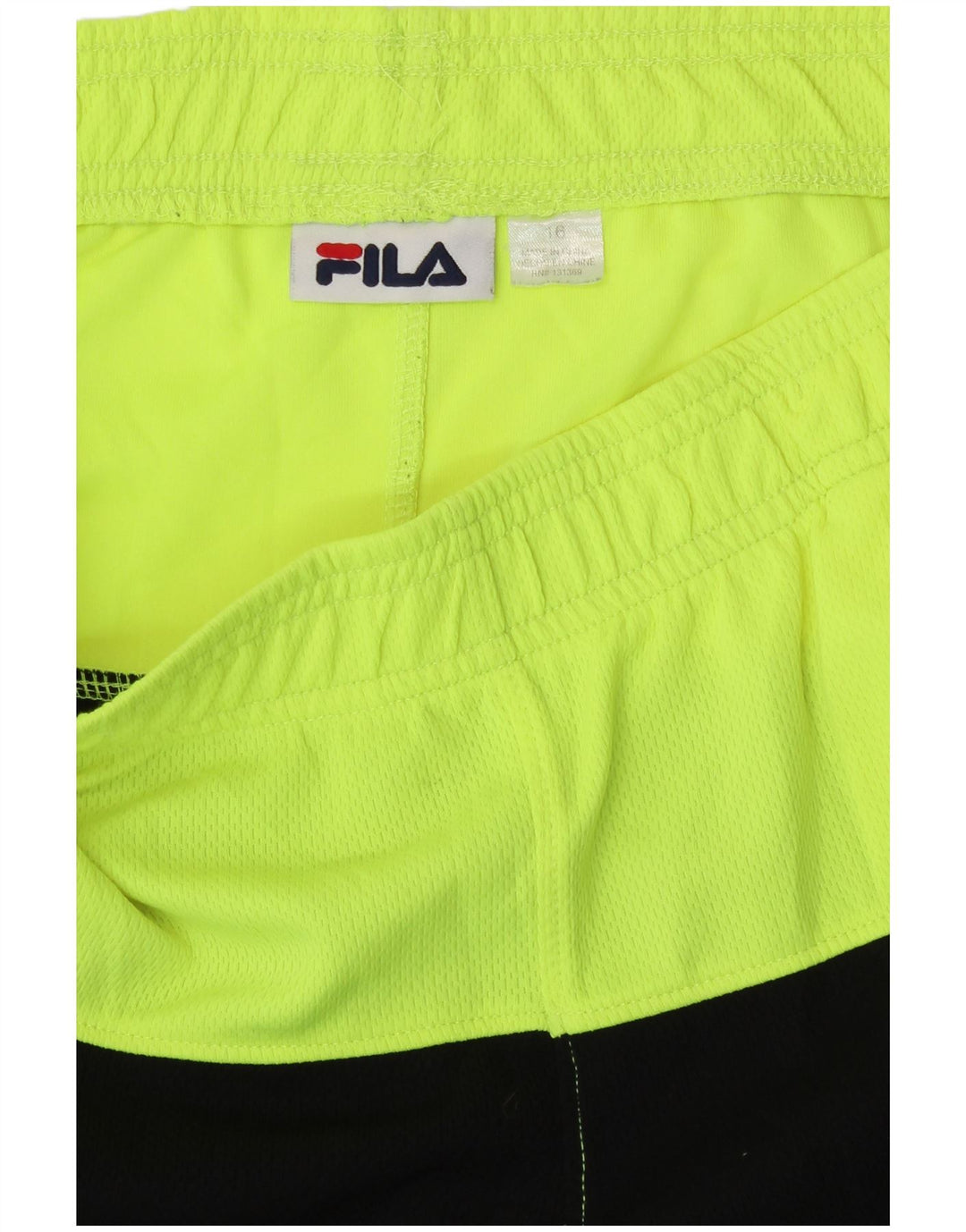 Fila Short de sport garçon 15-16 ans Noir Colourblock Polyester