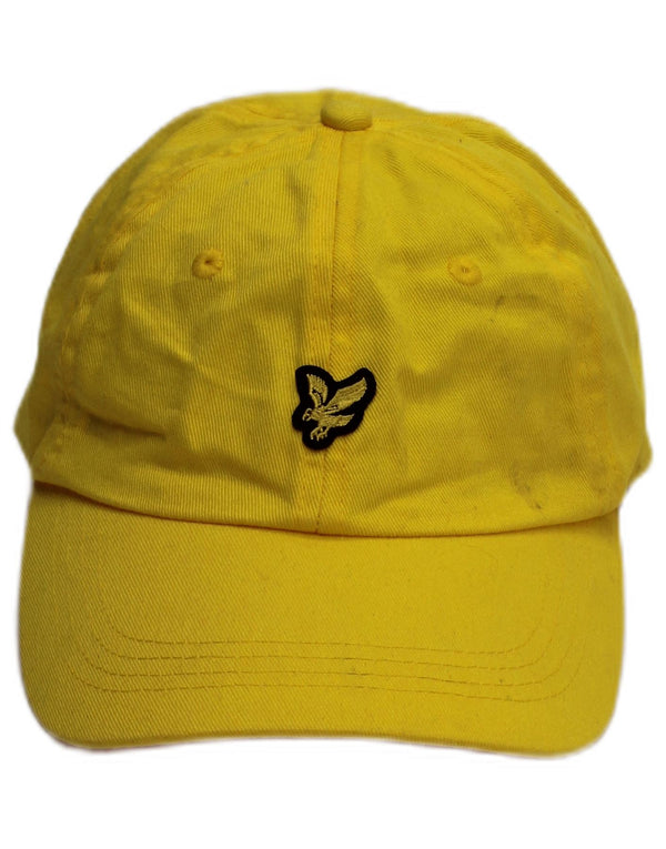 LYLE & SCOTT Casquette de Baseball Graphique pour Homme Taille Unique Jaune Coton Classique