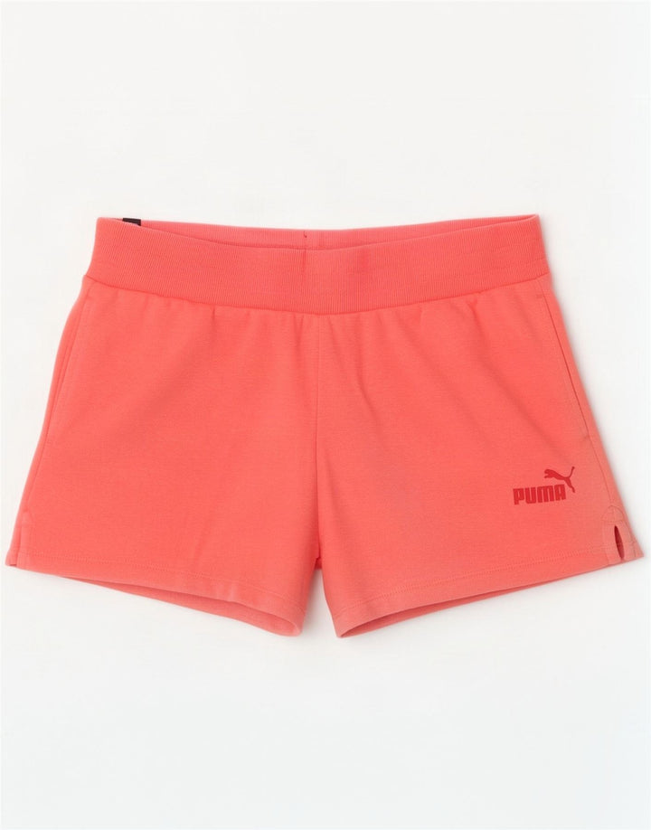 Puma Short de sport pour femme UK 14 Rose moyen Coton