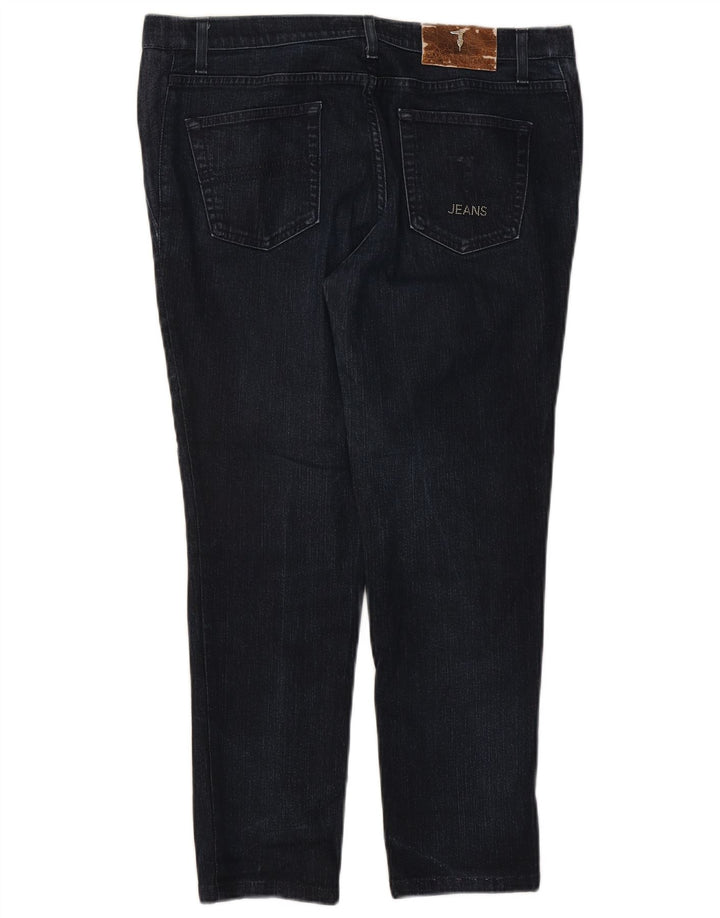 Trussardi Femme Jean Court W29 L25 Bleu Marine Coton