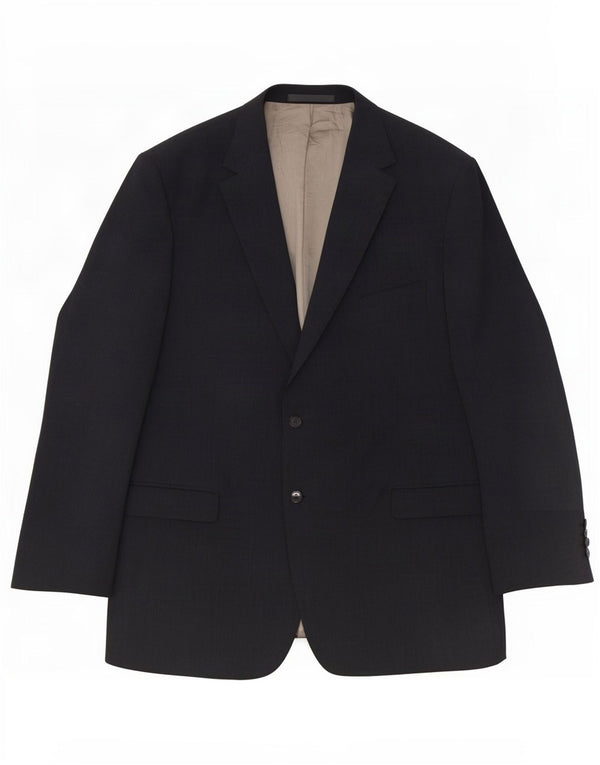 Marks & Spencer Veste blazer longue à 2 boutons pour homme UK 48 2XL Gris laine