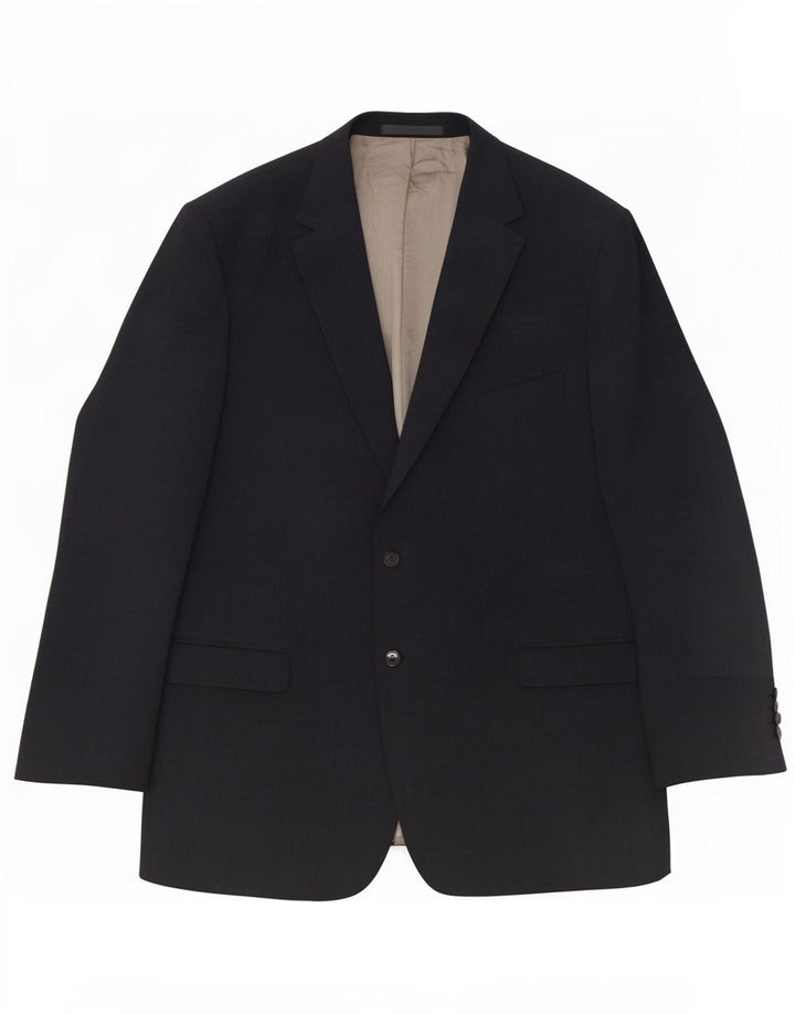 Marks & Spencer Veste blazer longue à 2 boutons pour homme UK 48 2XL Gris laine