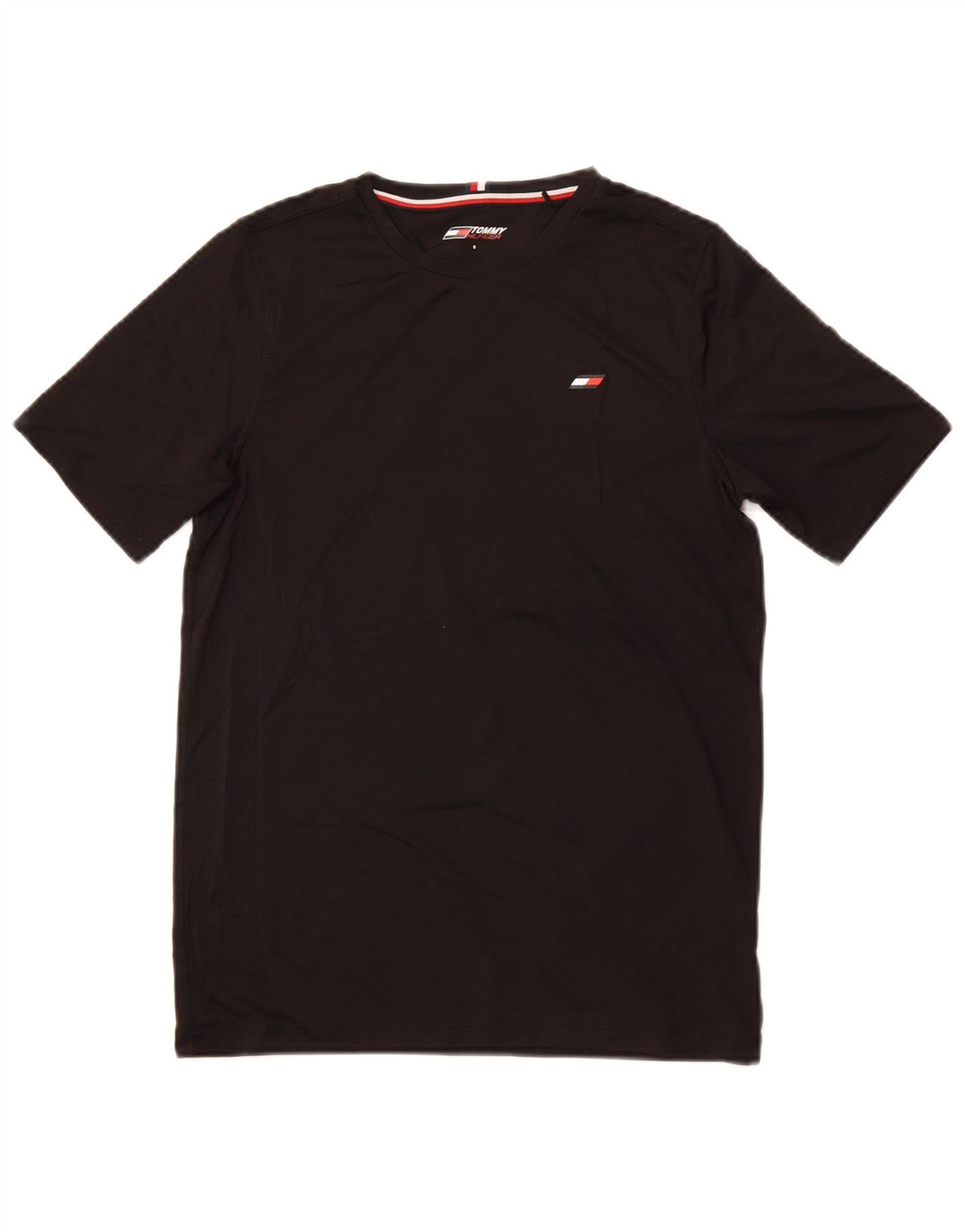 TOMMY HILFIGER T-Shirt Homme Haut Petit Noir Polyester