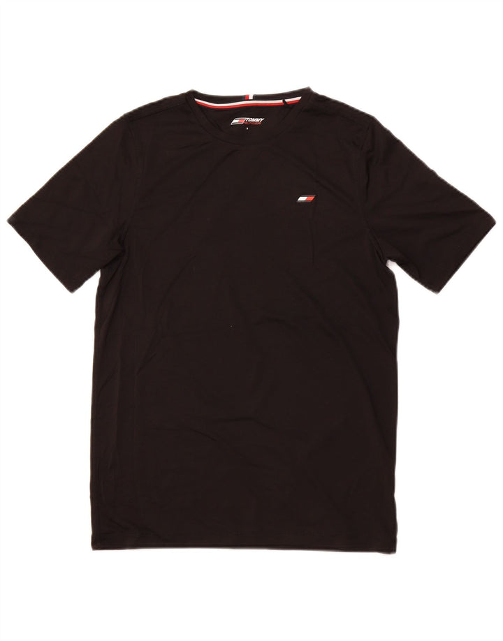 TOMMY HILFIGER T-Shirt Homme Haut Petit Noir Polyester