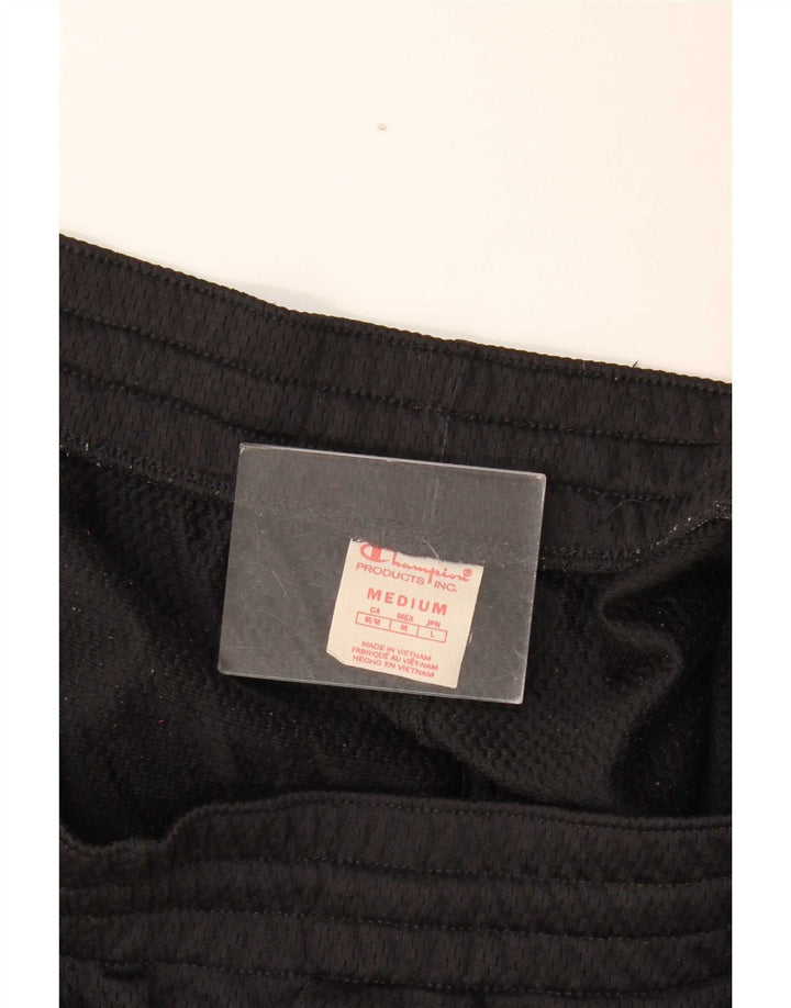 Champion Short de Sport Homme Noir Moyen
