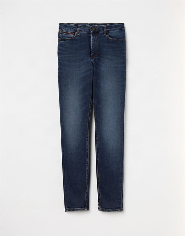 Tommy Hilfiger Jean Skinny Simon Homme W30 L32 Bleu Marine Coton