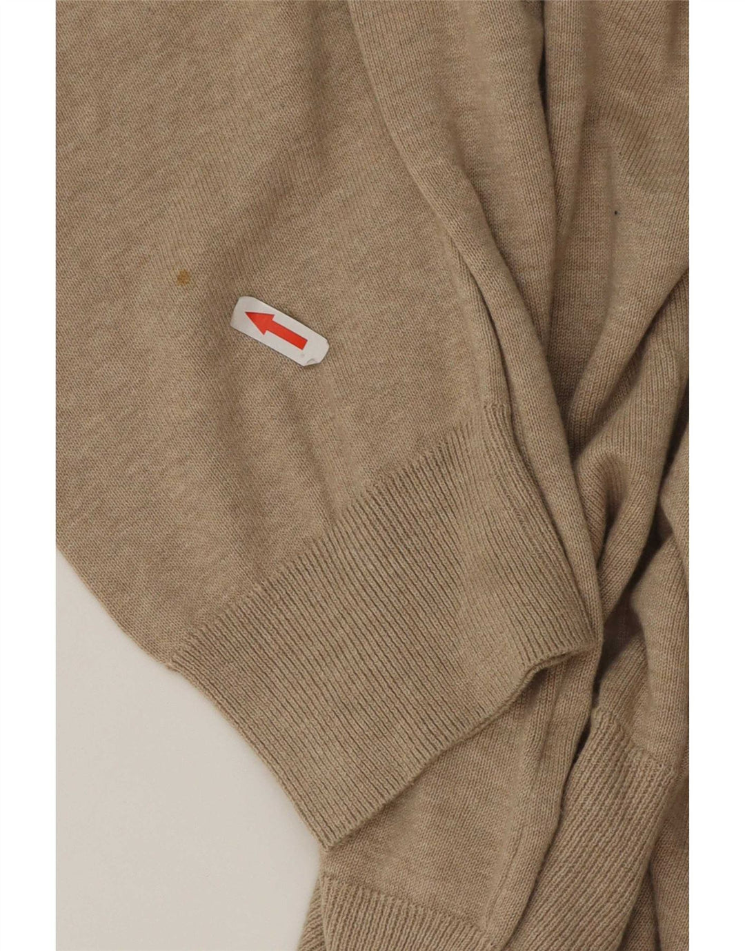 Marks & Spencer Pull col rond pour homme XL en coton beige