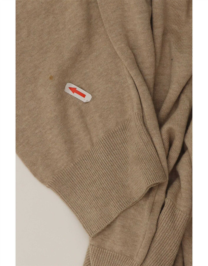 Marks & Spencer Pull col rond pour homme XL en coton beige