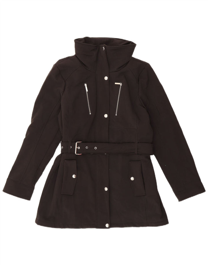 MICHAEL KORS Veste utilitaire pour femme UK 14 Large Noir Polyester