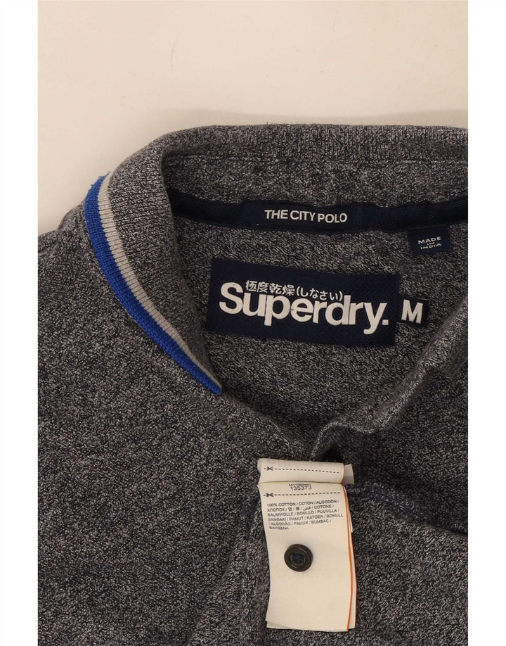 Superdry Polo Homme Bleu Marine Moyen Coton