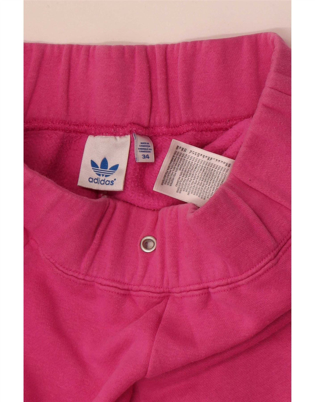 Adidas Pantalon de survêtement pour femme EU 34 Petit Rose Coton