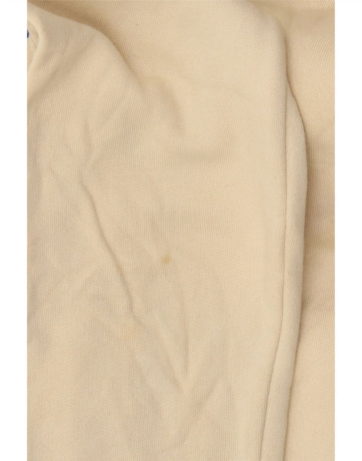 Asics Veste de survêtement graphique pour femme UK 10 Petit coton beige