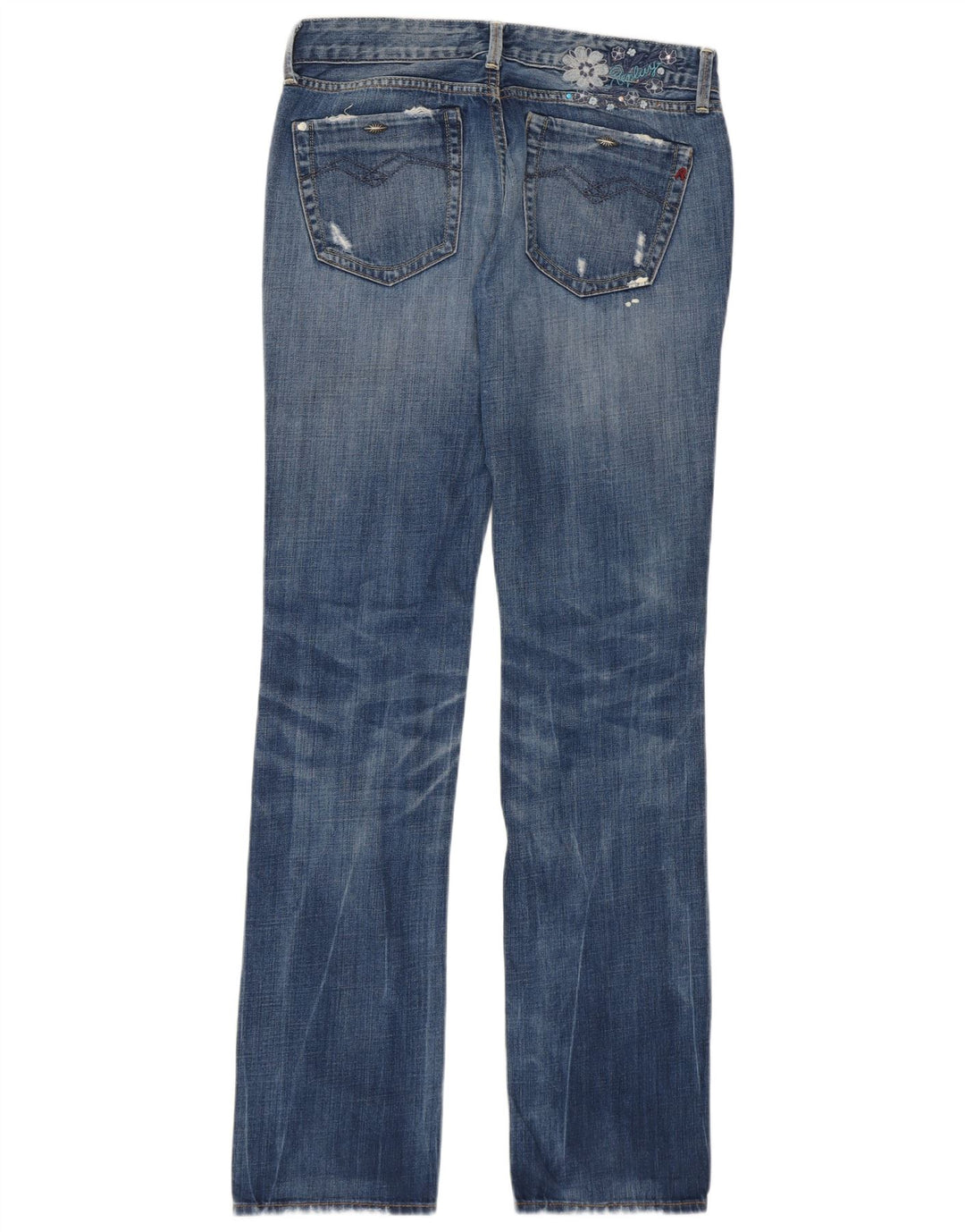 REPLAY Jean droit femme W30 L34 bleu coton créateur