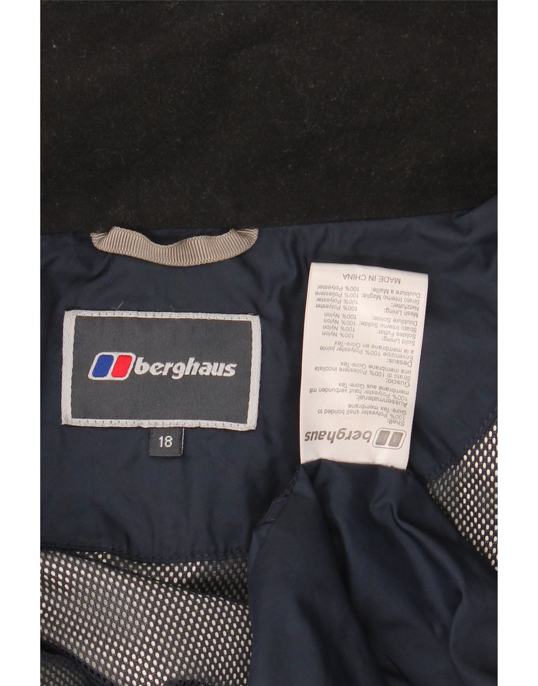 Berghaus Veste de pluie à capuche pour femme UK 18 XL Bleu