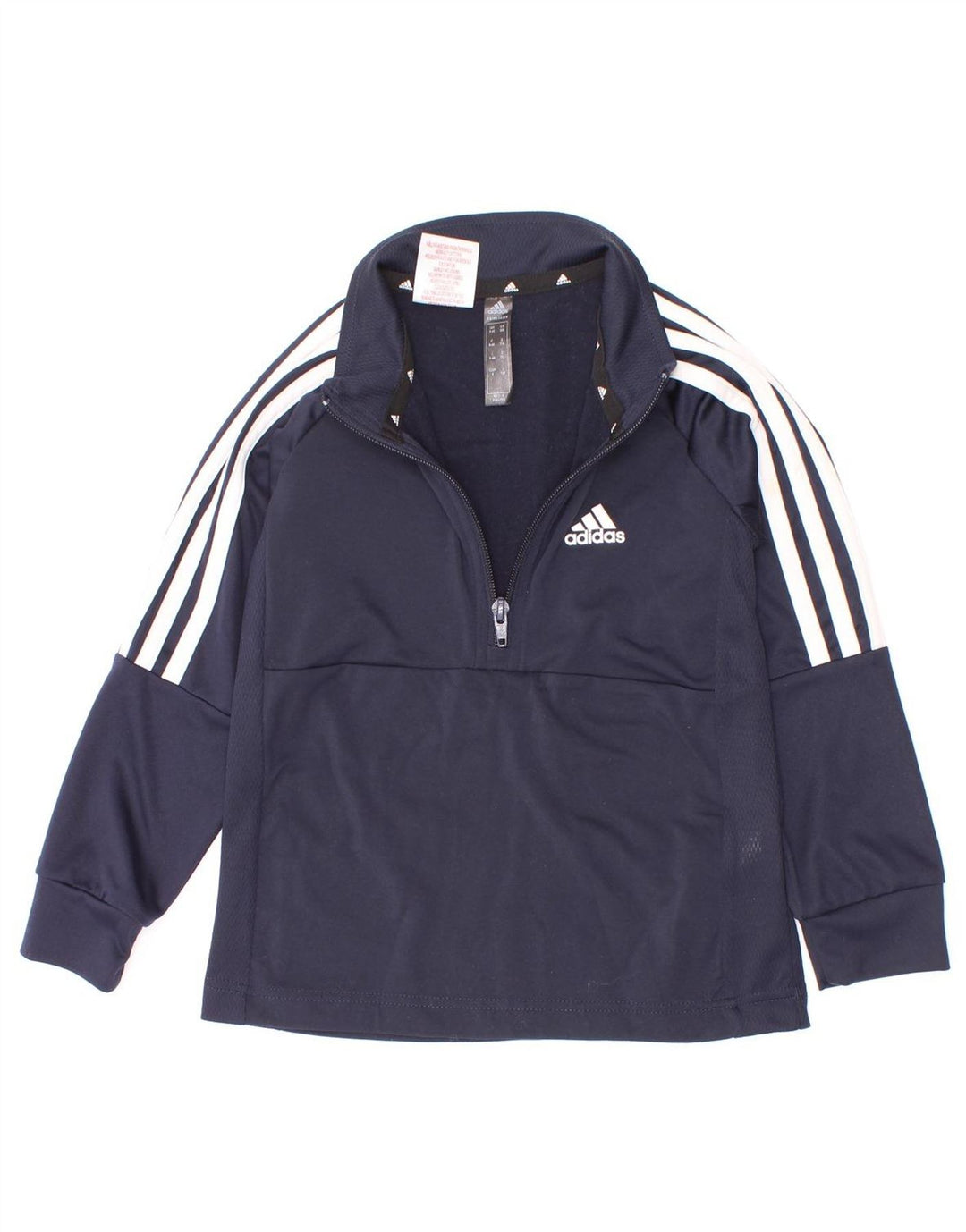 Adidas Garçon Aeroready Zip Neck Pull Survêtement Top 5-6 ans Bleu Marine