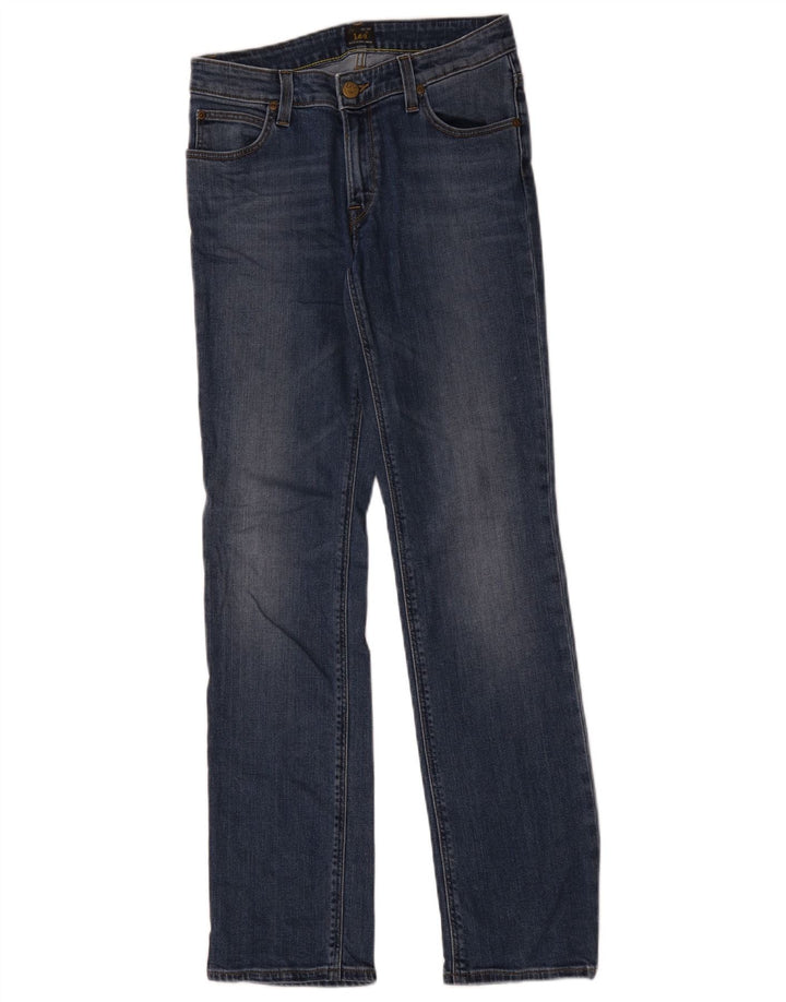 Lee Jean Droit Marion Femme W26 L31 Bleu Coton