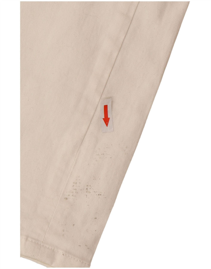 Calvin Klein Jean droit pour femme US 10 Medium W30 L26 Coton blanc