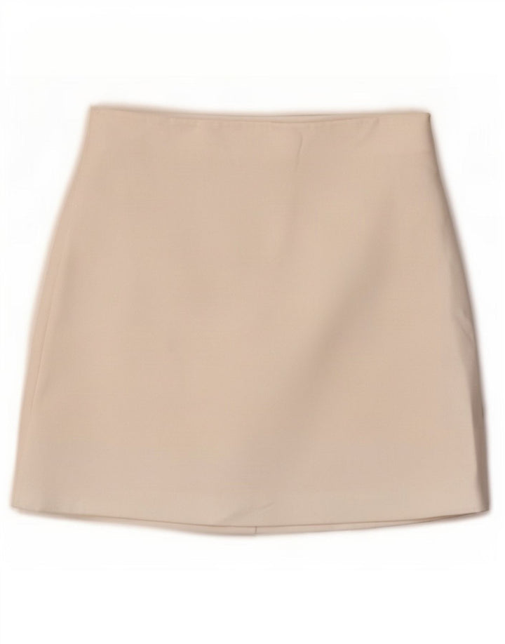 Zara Femme Mini Jupe XS W24 Blanc
