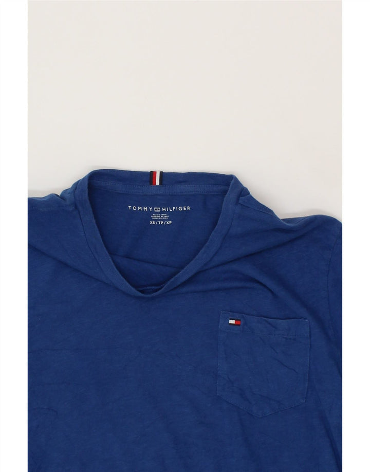 TOMMY HILFIGER Mens T-Shirt Top XS Navy Blue Vintage Tommy Hilfiger and Second-Hand Tommy Hilfiger from Messina Hembry 