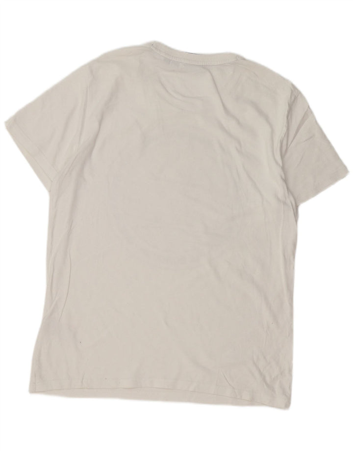 SUPERDRY T-Shirt Graphique Femme UK 18 XL Blanc Coton