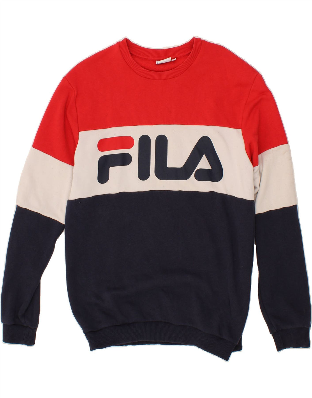 FILA Sweat-Shirt Graphique Homme Multicolore Colorblock