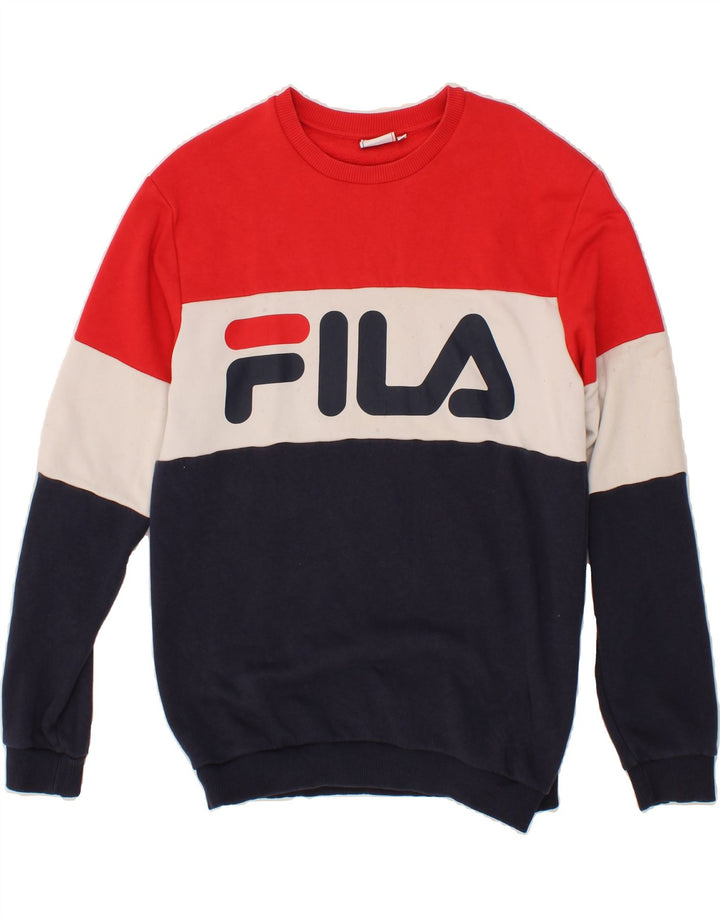 FILA Sweat-Shirt Graphique Homme Multicolore Colorblock