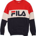 FILA Sweat-Shirt Graphique Homme Multicolore Colorblock