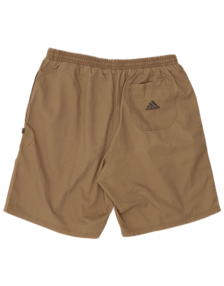 Adidas Short décontracté pour homme Large W32 Beige Polyester
